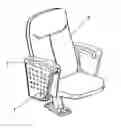 Fig. 01 - Armchair tablet hinge system