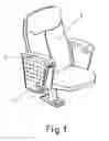 Fig. 02 - Armchair tablet hinge system