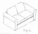 Fig. 05 - Easy assembly sofa kit