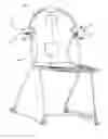 Fig. 01 - Tamper resistant attachment device for a chair backrest