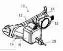 Fig. 01 - Portable video oculography system with integral calibration light