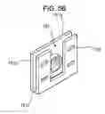 Fig. 05 - LCD module with mounting clip clipped on side of top case having parts on inner and outer side surfaces of top case and hole mating with main support hole for coupling screw
