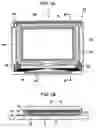 Fig. 02 - Liquid crystal device having a stripe-shaped dielectric protrusion in the transmissive display area and a circular dielectric protrusion in the reflective display area