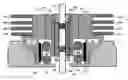 Fig. 01 - Fluid dynamic bearing capsule with recirculation paths