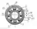 Fig. 01 - Roller bearing having an eccentric outer ring