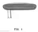 Fig. 02 - Golf club head and surface finishing tool and method for forming pattern thereon
