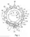 Fig. 02 - Bicycle sprocket apparatus with a shift inhibiting structure