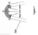 Fig. 08 - Polymeric stent having modified molecular structures in the flexible connectors and in the radial struts and the radial arcs of the hoops