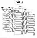 Fig. 02 - Polymeric stent having modified molecular structures in both the hoops and selected segments of the flexible connectors