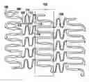 Fig. 01 - Polymeric stent having modified molecular structures in the flexible connectors and the radial arcs of the hoops