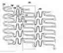 Fig. 01 - Polymeric stent having modified molecular structures in both the hoops and selected segments of the flexible connectors