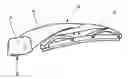 Fig. 01 - Wiper arm and cover for a wiper arm