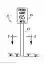 Fig. 01 - Signpost formed of recycled material