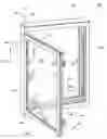 Fig. 01 - Plastic window frame covered with aluminum sheet for providing colourable surface