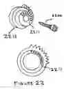 Fig. 26 - Rotary-to-linear actuator, with particular use in motorcycle control