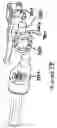 Fig. 42 - Rotary-to-linear actuator, with particular use in motorcycle control