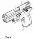 Fig. 03 - Handgun with two-sided breechblock mechanism