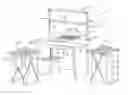 Fig. 01 - Collapsible camping kitchen table