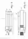 Fig. 02 - Washing unit particularly for vegetables, with stacked tanks and forced path