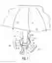 Fig. 02 - Beach umbrella article storage accessory
