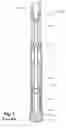 Fig. 02 - Percussion drill bit with V-shaped splines
