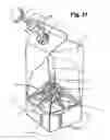 Fig. 08 - Resealable, reuseable, insertable bottle assembly for open beverage containers containing wine, carbonated drink and the like, for preservation against environmental degradation
