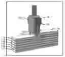 Fig. 01 - Nozzle for forming an extruded wall with rib-like interior