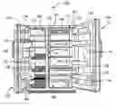 Fig. 01 - Support assembly for a refrigerator storage pan