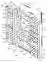 Fig. 01 - Refrigerator with varying width compartments and uniform width doors