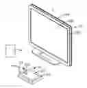 Fig. 01 - Flat panel display having touch panel for controlling on screen display thereof