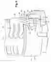 Fig. 03 - Headlight lamp holder equipped with claws oriented tangentially with respect to the wall of the lamp holder