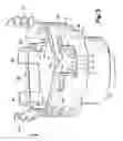 Fig. 04 - Headlight lamp holder equipped with claws oriented tangentially with respect to the wall of the lamp holder