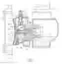 Fig. 02 - Hydraulically-actuated diaphragm pump with a leak compensation device