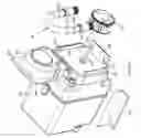 Fig. 07 - Peristaltic pumping mechanism having a removable cover and replaceable tubing, rollers and pumping mechanism