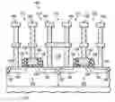 Fig. 01 - Semiconductive device fabricated using subliming materials to form interlevel dielectrics