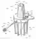 Fig. 01 - Scope dock with fluid reservoir