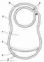 Fig. 01 - Neoprene bib with material face
