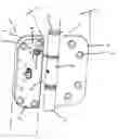 Fig. 01 - Two-stage adjustable door hinge