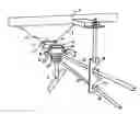 Fig. 01 - Device for fixing a chute to a powder-product-feed hopper of an electrolytic cell