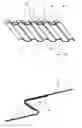 Fig. 01 - Roof cladding element with hidden fastening
