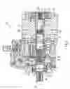 Fig. 02 - Hydrostatic drive system, with division of the quantity of hydraulic fluid at the pump, for two hydraulic circuits