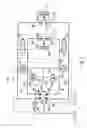 Fig. 04 - Hydrostatic drive system, with division of the quantity of hydraulic fluid at the pump, for two hydraulic circuits
