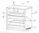 Fig. 01 - Open holding cabinet, trays and controls