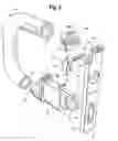 Fig. 04 - Public and private use lockable bicycle rack hanger for frame and tires