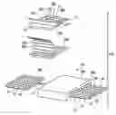 Fig. 01 - Solar cell with physically separated distributed electrical contacts