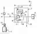 Fig. 01 - Circuit for supplying oxygen to aircraft passengers