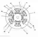 Fig. 01 - Powdered-iron magnet and rotating machine using the same
