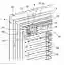 Fig. 01 - Door glass assembly with powered blind