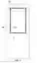 Fig. 02 - Door glass assembly with powered blind