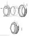 Fig. 03 - Floating spring divider for a shock absorber in automobile
